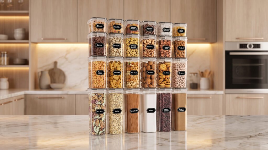 airtight flour and sugar container set under 20 (2)