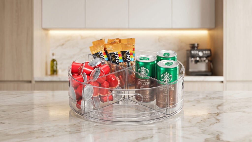 can organizer vs lazy susan for fridge