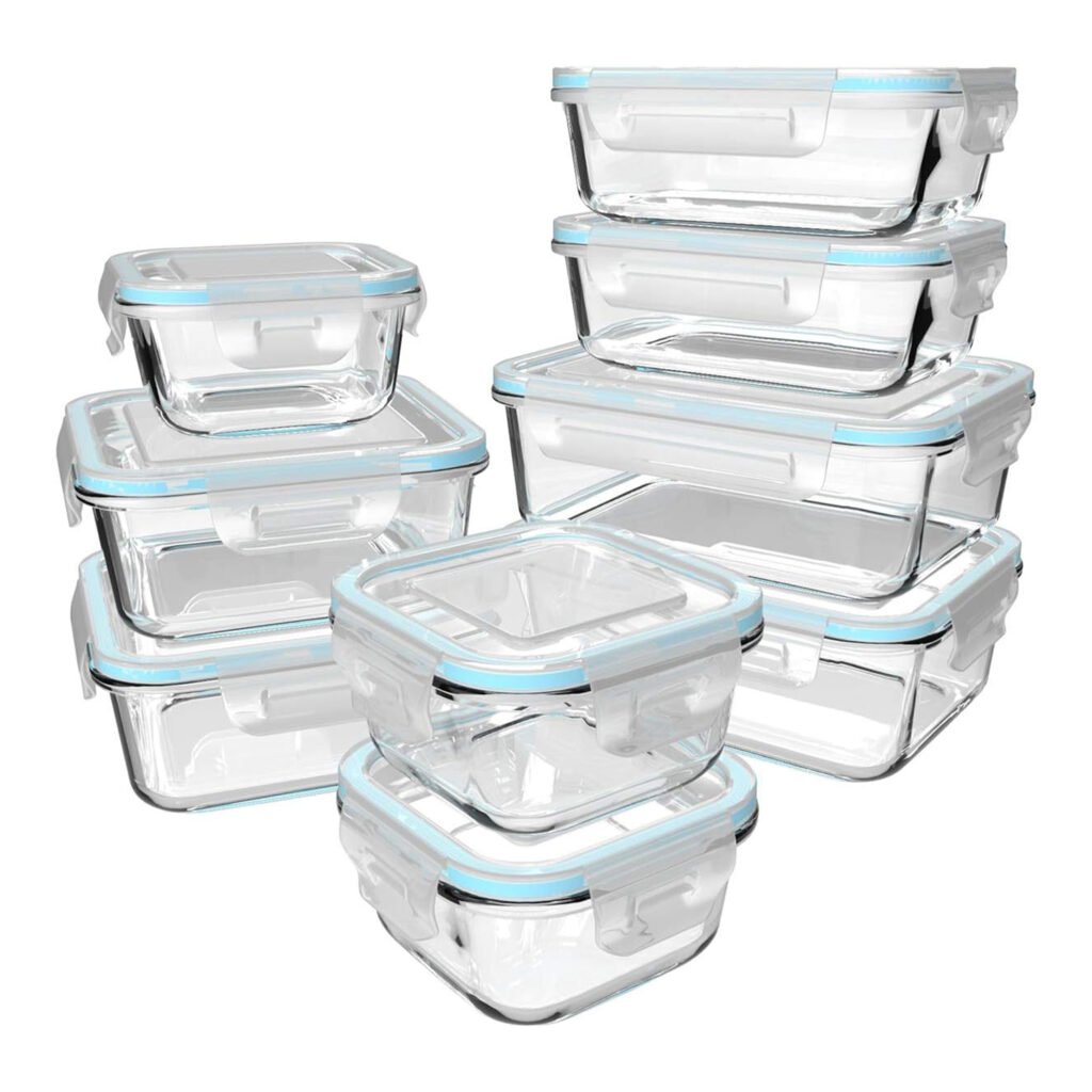 Glasslock 18-Piece Assorted Oven Safe Container Set