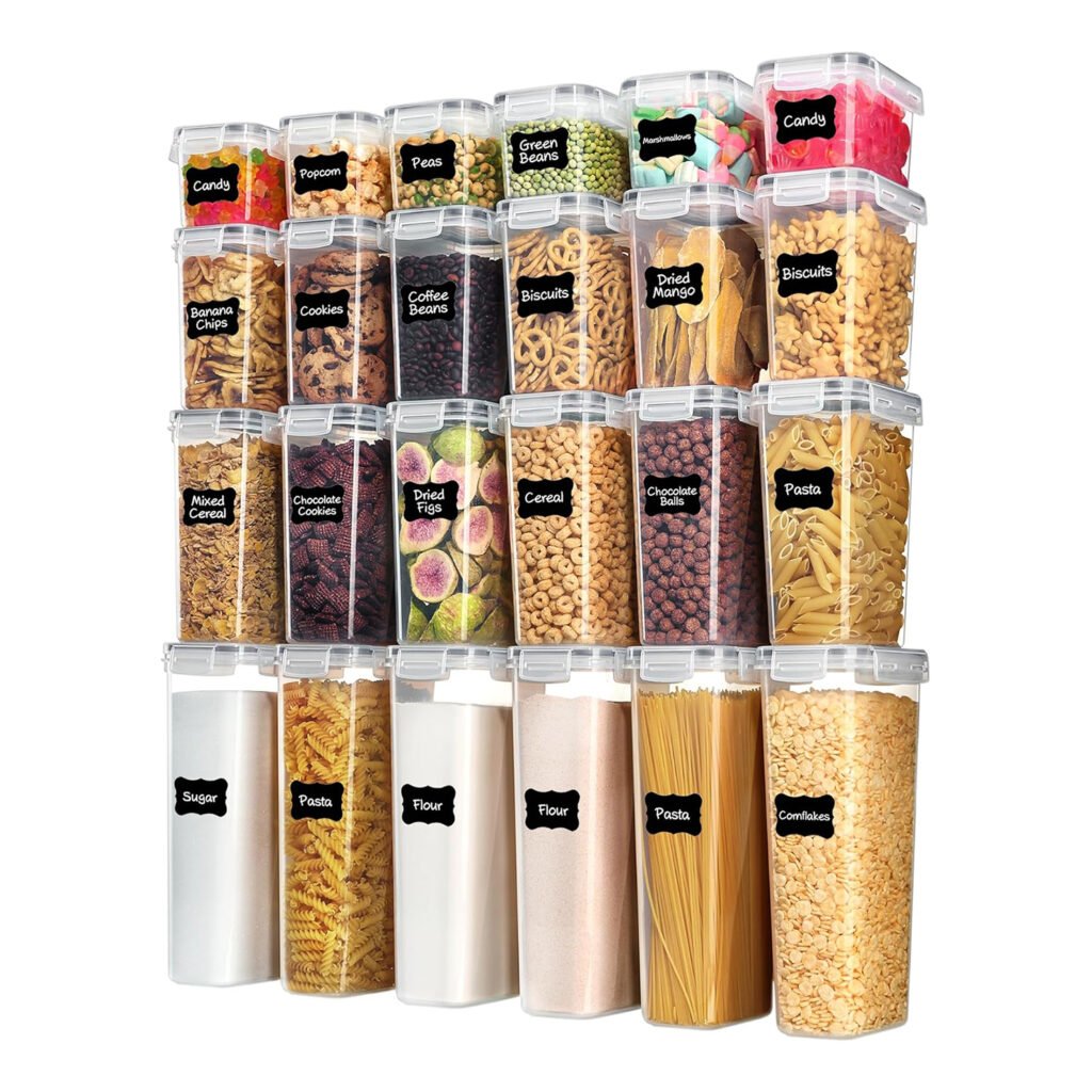 Vtopmart 24-Piece Pantry Organization Canister Set
