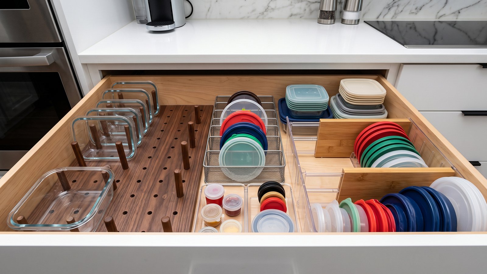Deep Drawer Divider Ideas For Plastic Containers