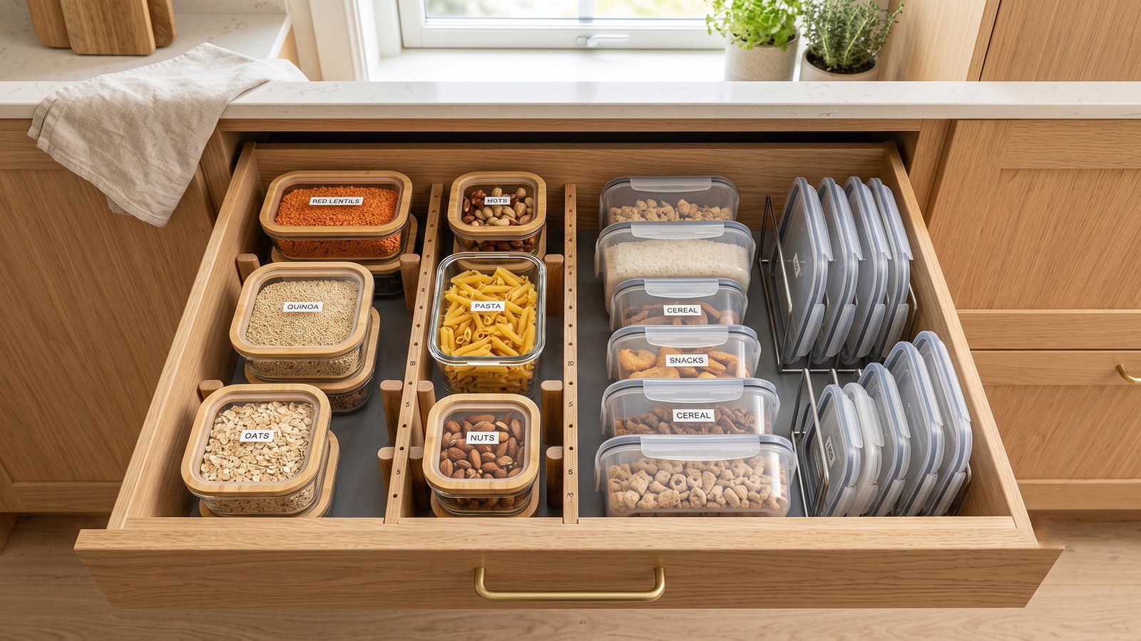 Glass Vs Plastic Food Storage Container Drawer Organizer.png