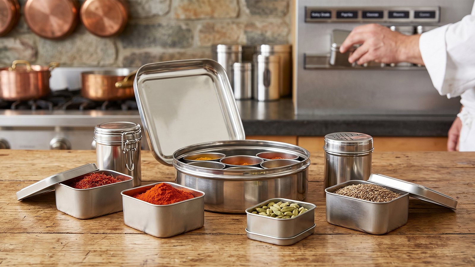 Light Proof Tin Containers For Premium Spice Storage