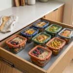 Stackable Glass Meal Prep Containers For Kitchen Drawers