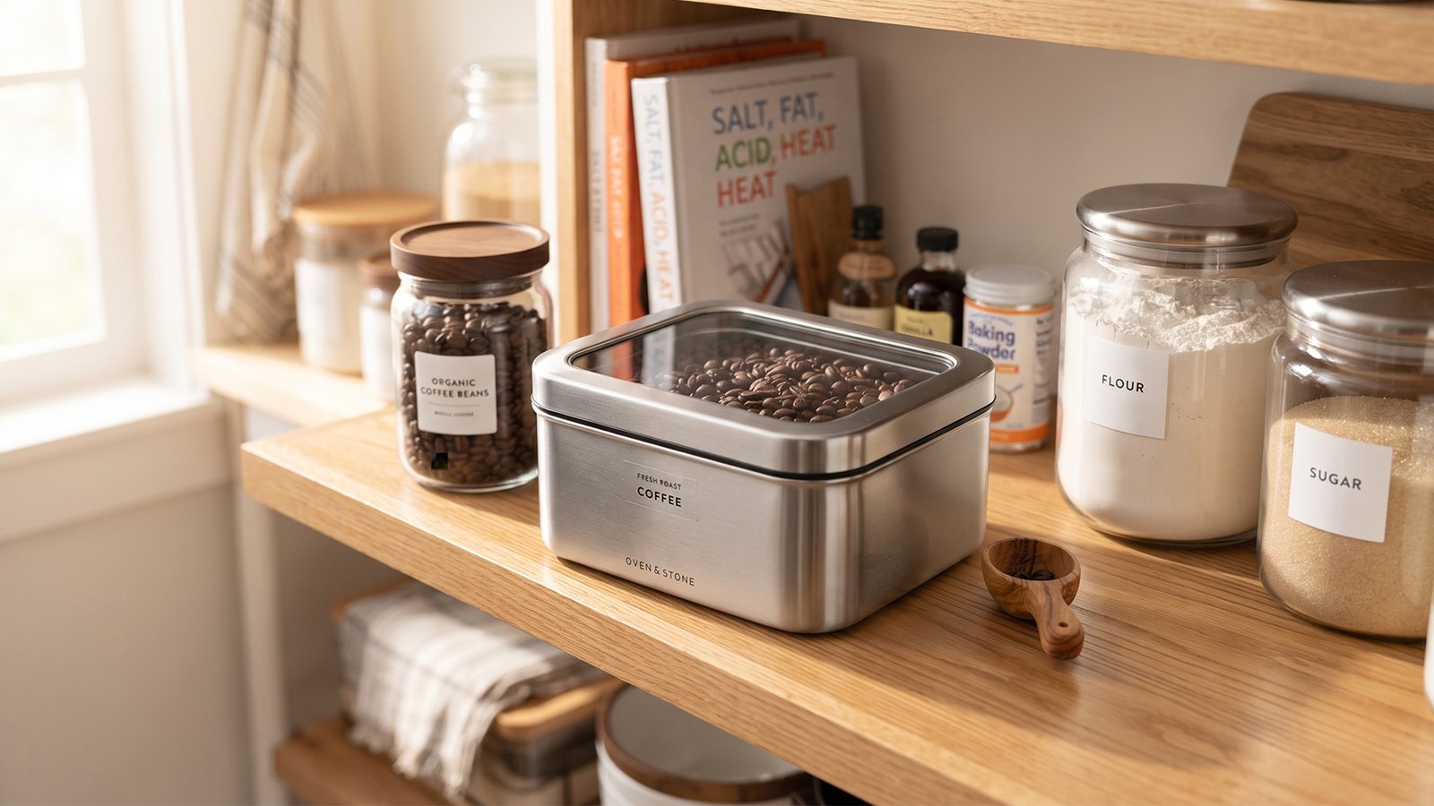 Stainless Steel Food Containers For Pantry Drawer